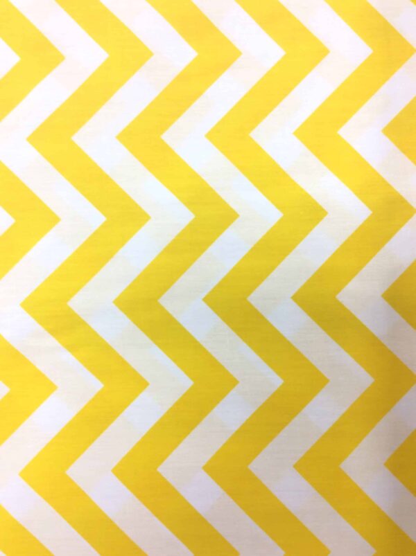 Chevron amarillo y blanco