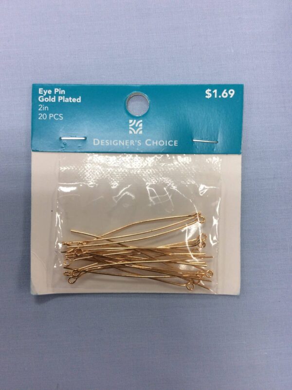 Eye pin Oro plated (20pcs)