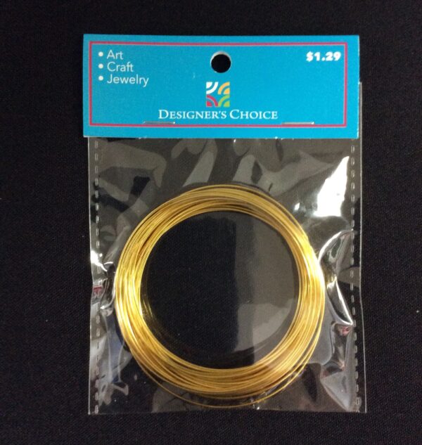 Memory Wire Gold 18 feet 57mm