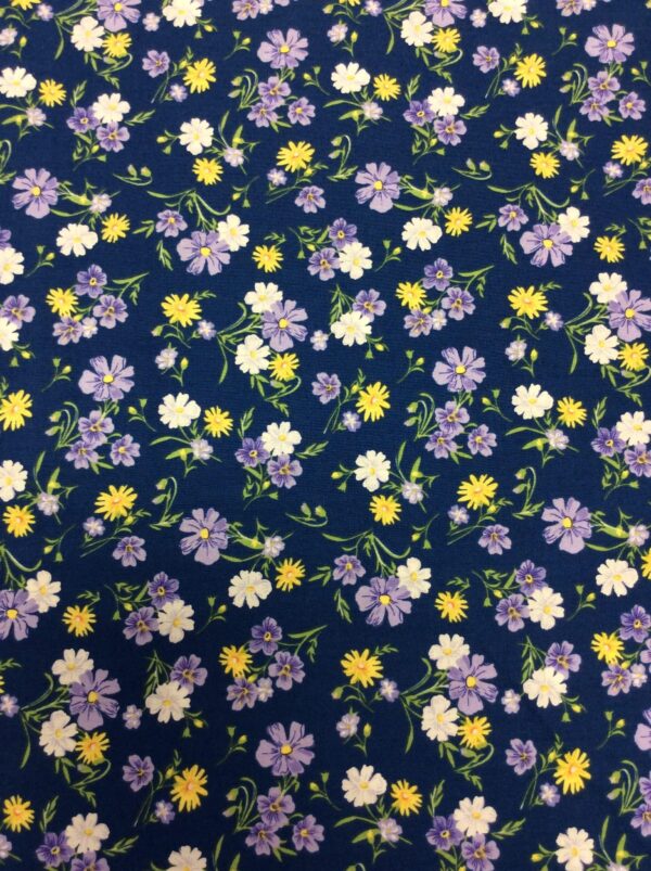 Wild flowers navy