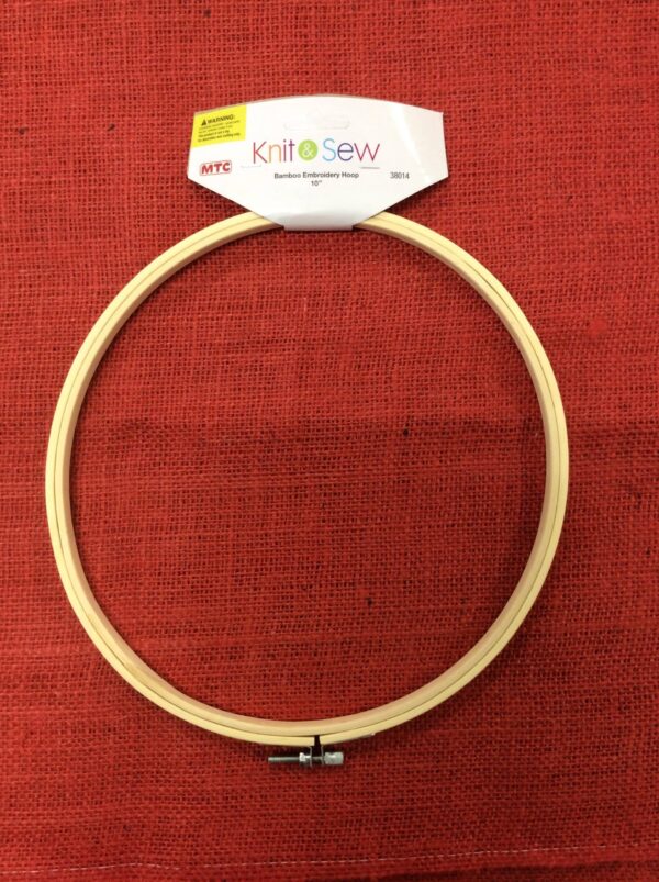 Bamboo Embroidery Hoop 10”