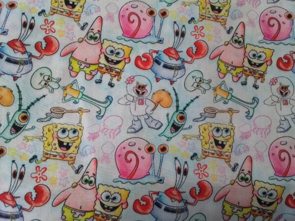 Sponge Bob Fondo Blanco  (60”)